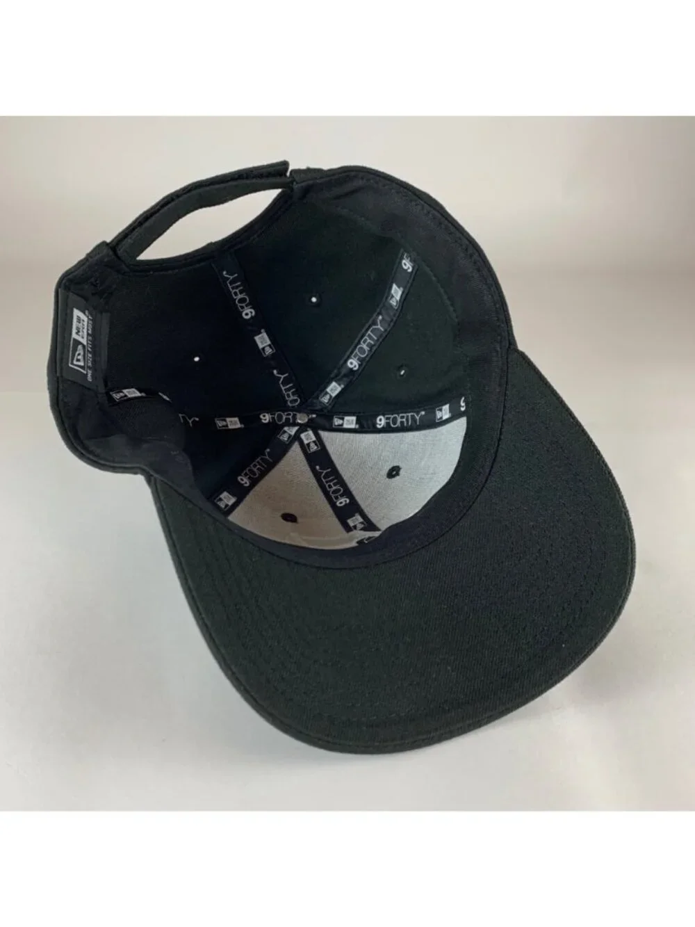 Utah Jazz NBA Black New Era 9Forty Strapback Adjustable Hat